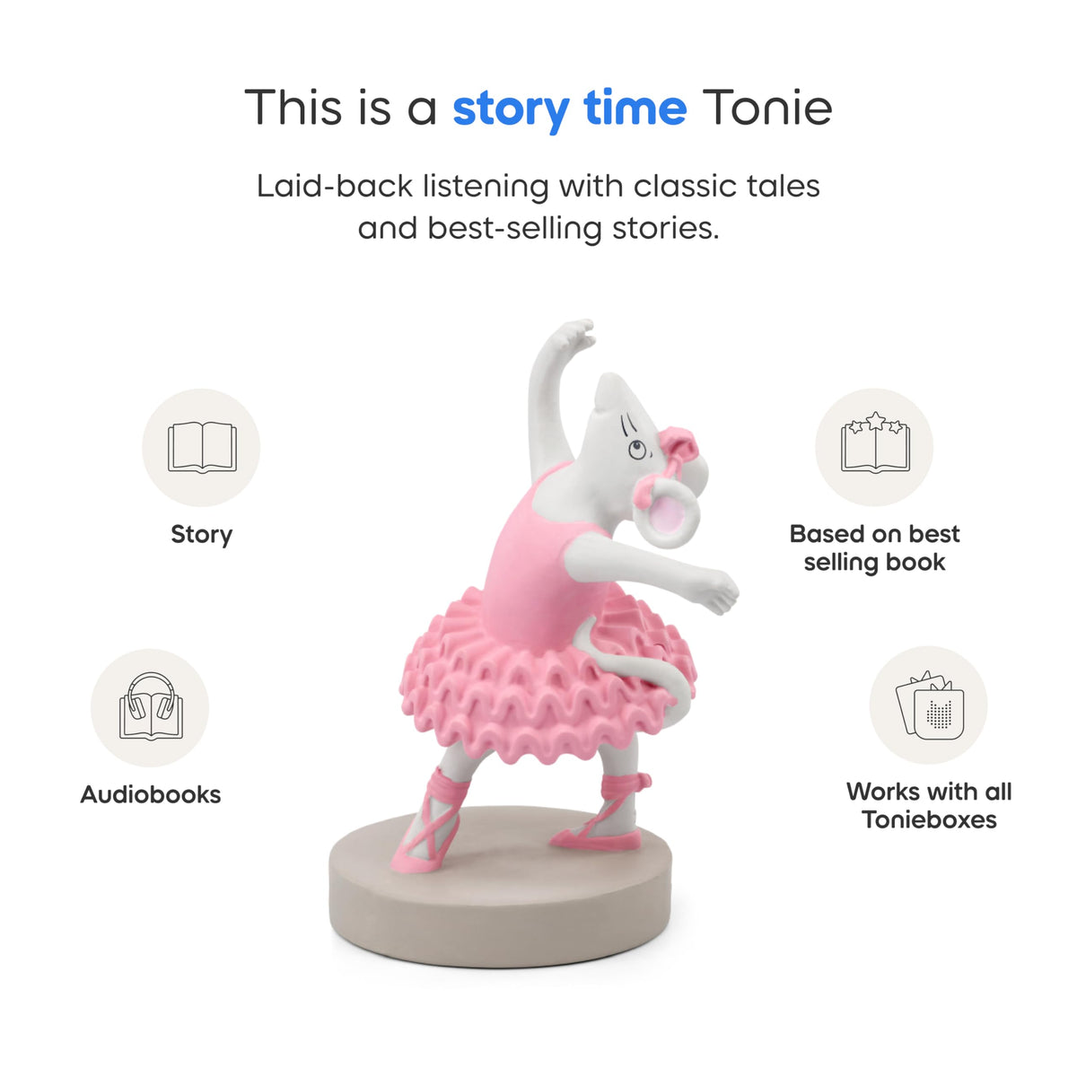 Tonies Angelina Ballerina packaging front with character artwork