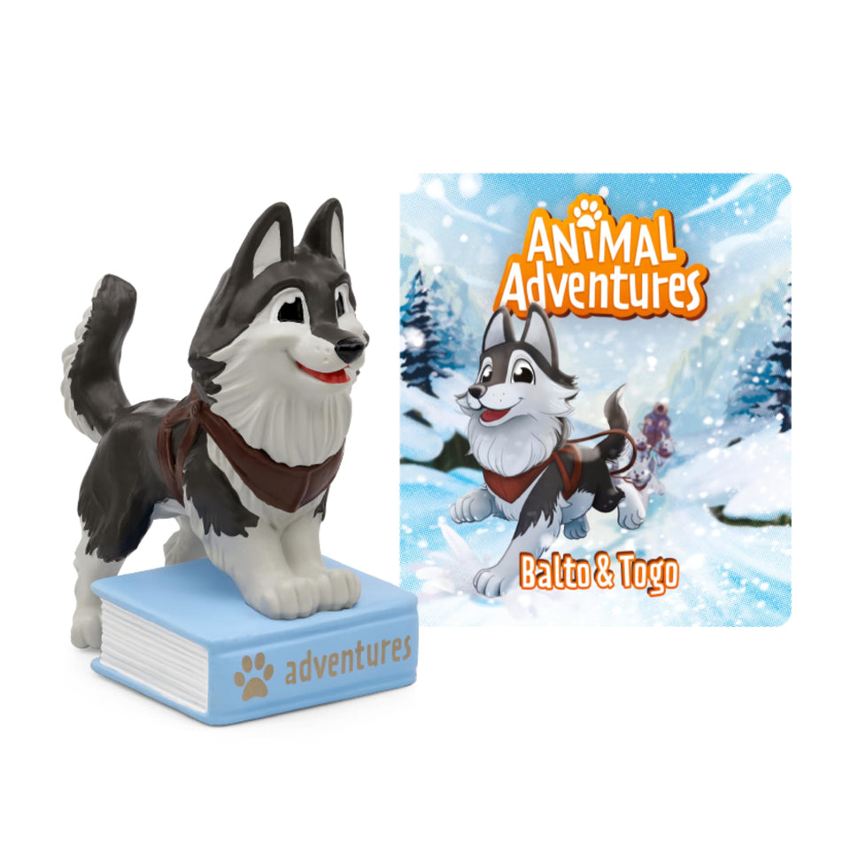 Tonies Balto & Togo figurine closeup for imaginative storytelling
