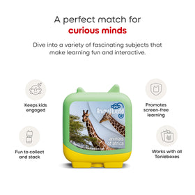Tonies Animal World Africa Hippopotamuses: river-dwellers spark imaginative play