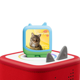 Tonies Animal World Curious Cats Tonie invites imaginative play and curiosity.