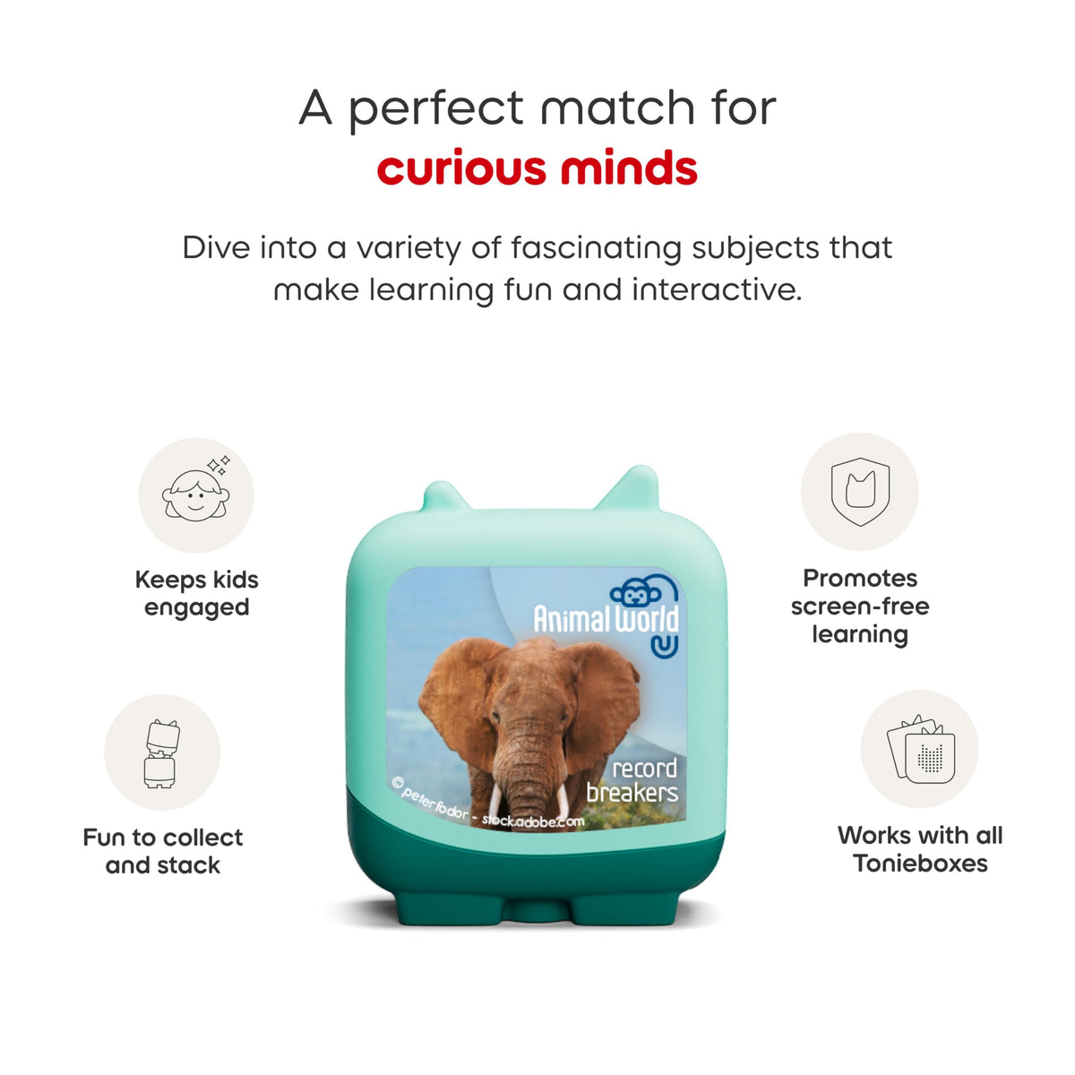 Tonies Animal World fastest-animals scene excites young listeners while learning about speed.