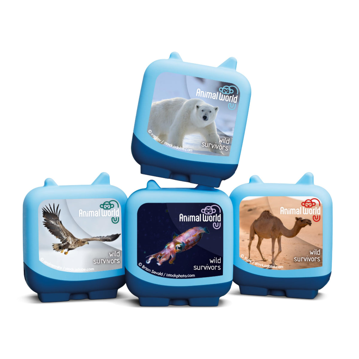 Tonies Animal World Wild Survivors conquerors of the cold: Arctic adventure audio for young explorers.