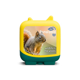 Tonies Animal World Wildlife in the Woods — Interactive quizzes reinforce learning through play.