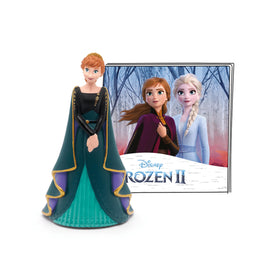 Tonies Anna figurine close-up promotes imaginative play with Frozen II content.