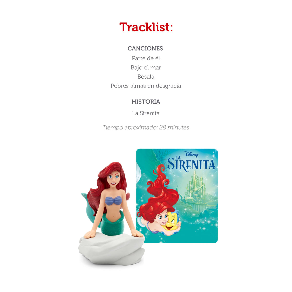 Ariel packaging highlighting age 3+ suitability and Spanish content.
