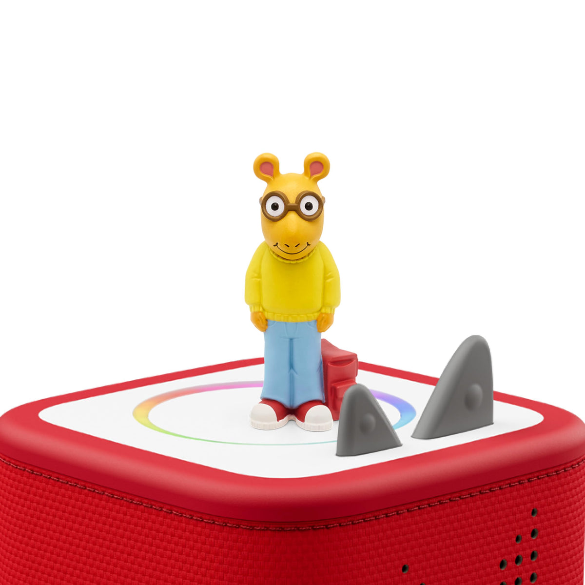 Arthur figure on Toniebox ready for listening sessions