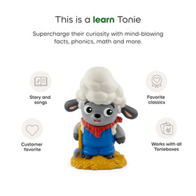 Tonies barnyard animals image supports exploration of animals and natural world.