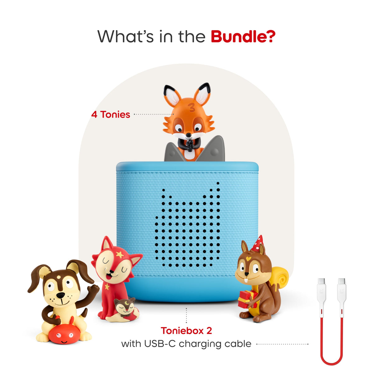 Tonies Bedtime Songs figurine supports soothing bedtimes