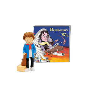 Tonies Beethoven's Wig figurine on a Toniebox for kid friendly listening adventures