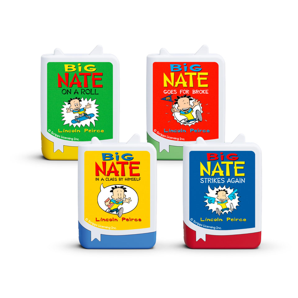 Tonies Big Nate 4-pack cover image, ideal for family listening on the go.