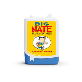 Tonies Big Nate back cover design, highlights four unabridged stories.