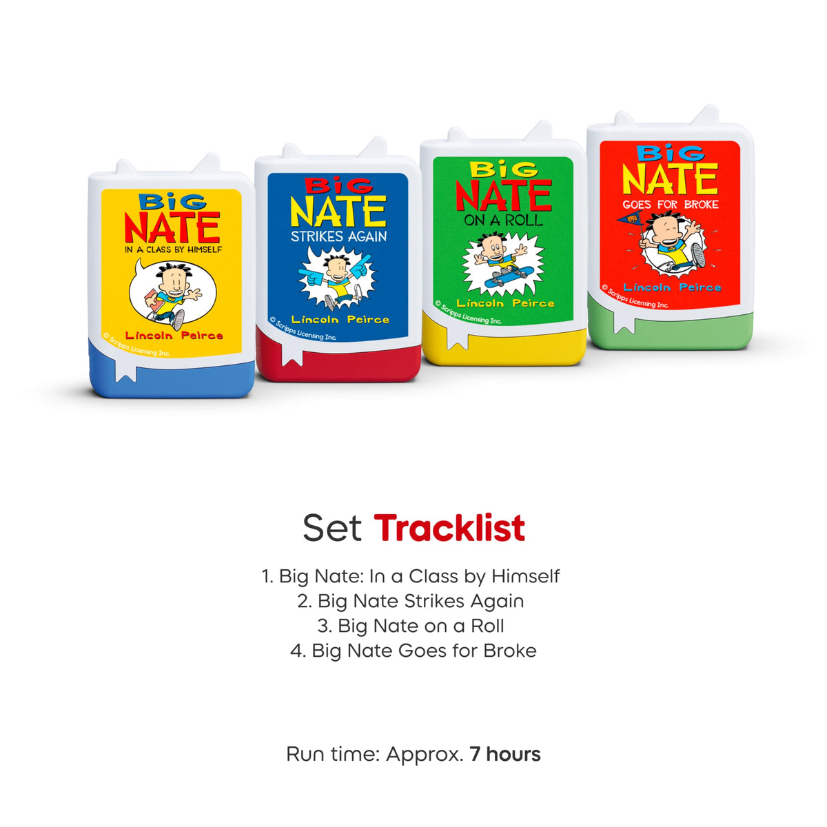 Tonies Big Nate snowdown scene, exciting audio for cozy winter days.