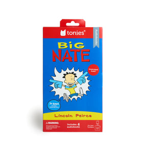 Tonies Big Nate spine art, easy to identify during storytelling time.