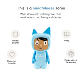 Tonies Calm Mindfulness recording feature lets you add your own mindful stories.