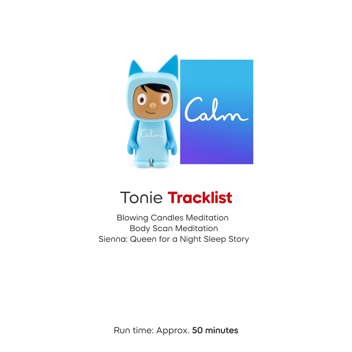 Tonies Calm Mindfulness Toniebox-ready design works with Toniebox players.