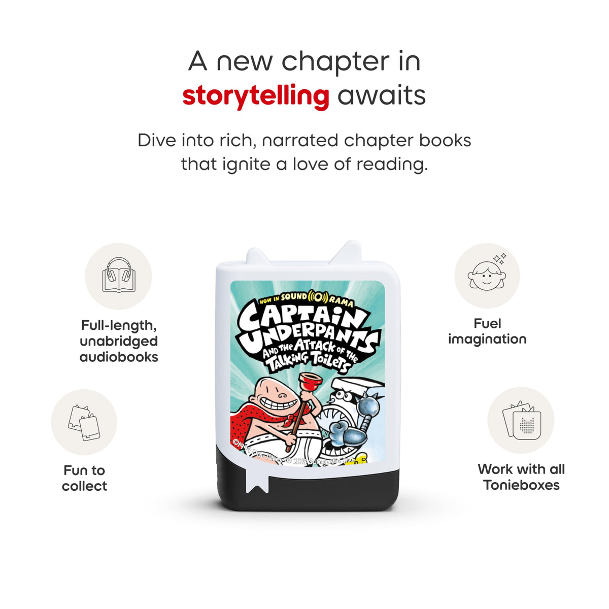 Tonies Captain Underpants Dazjon Freeman narration offers engaging pacing