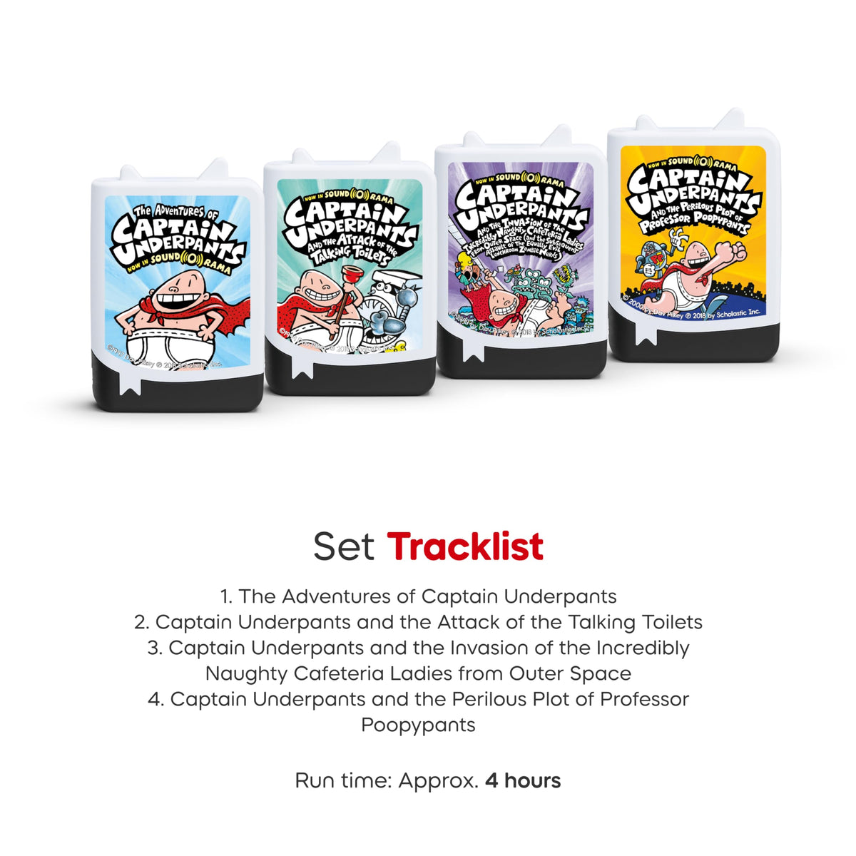 Tonies Captain Underpants Len Forgione narration provides clear voice