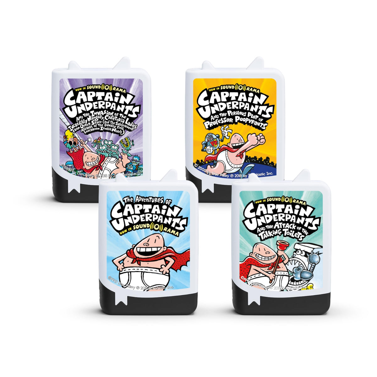 Tonies Captain Underpants set cover image for on-the-go listening and family fun
