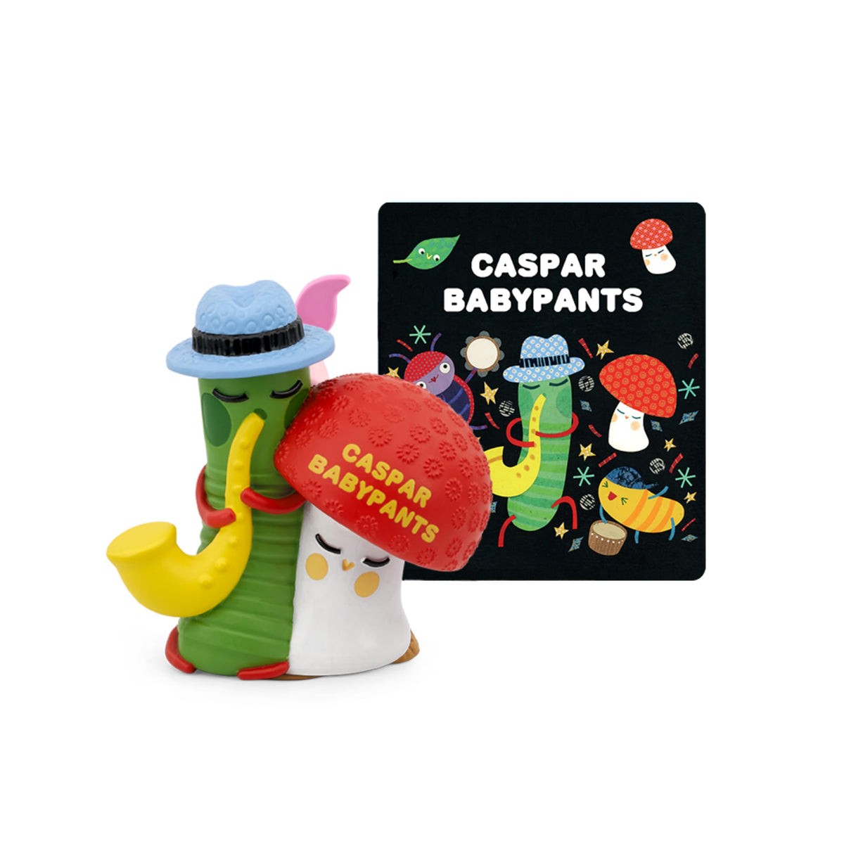 Tonies Casper Babypants figurine side-profile reveals vibrant character for curious toddlers