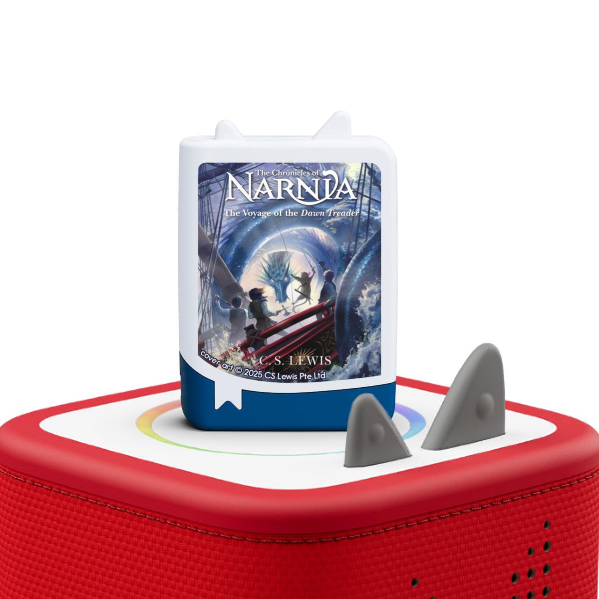 Tonies Dawn Treader ship scene image enhances imagination during bedtime listening.