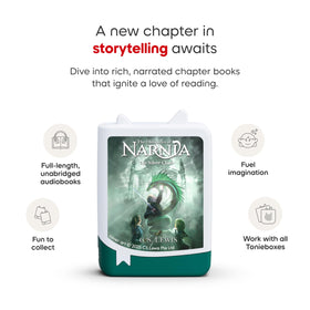Tonies Chronicles of Narnia Silver Chair cover, ideal for curious explorers.