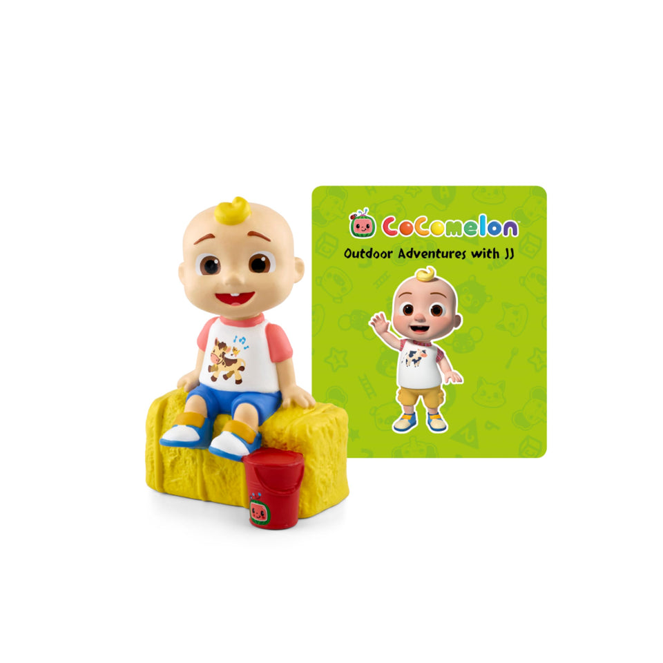 Tonies CoComelon Outdoor Adventures JJ figurine for imaginative outdoor play with songs