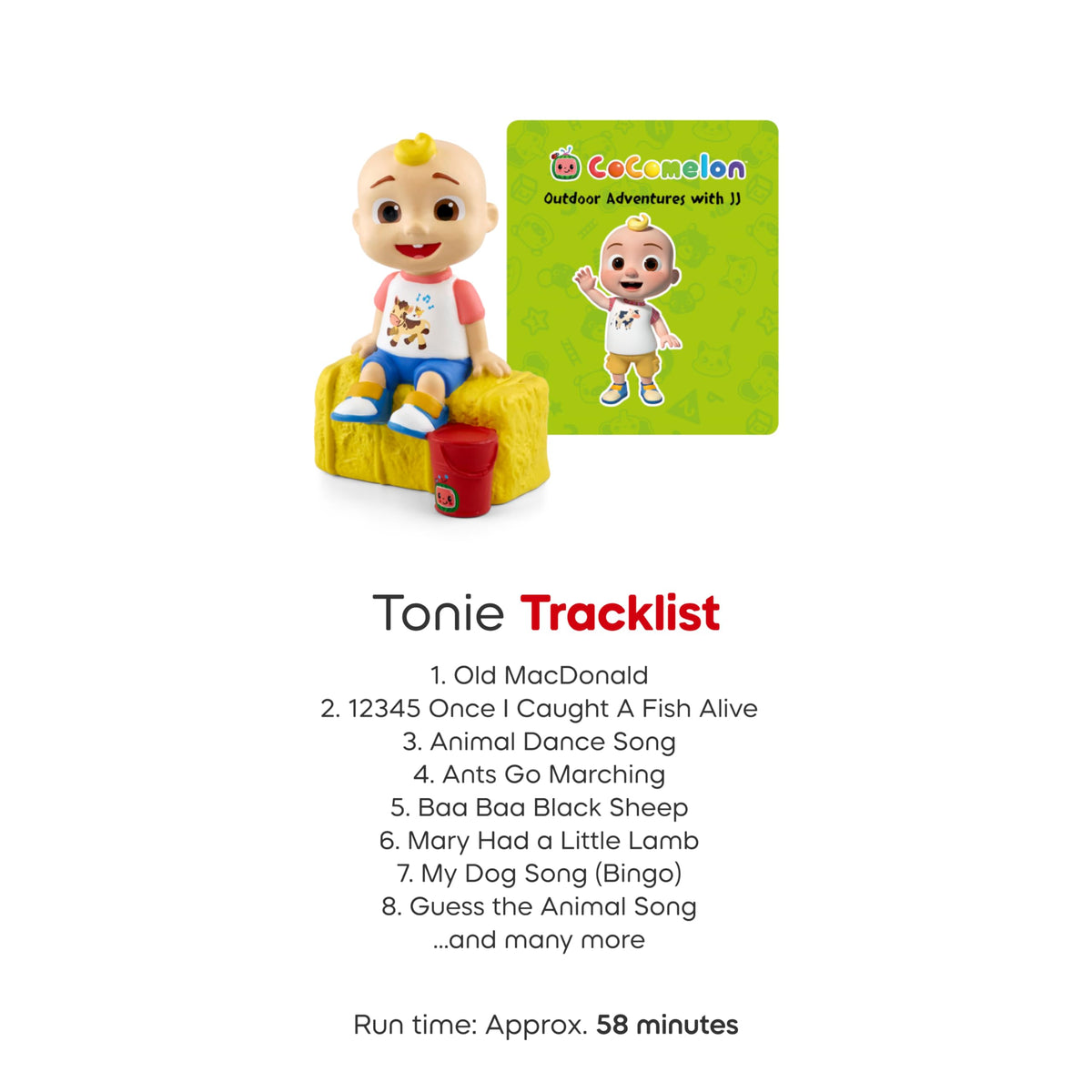 Tonies CoComelon Outdoor Adventures on-the-go scene showing portable musical fun