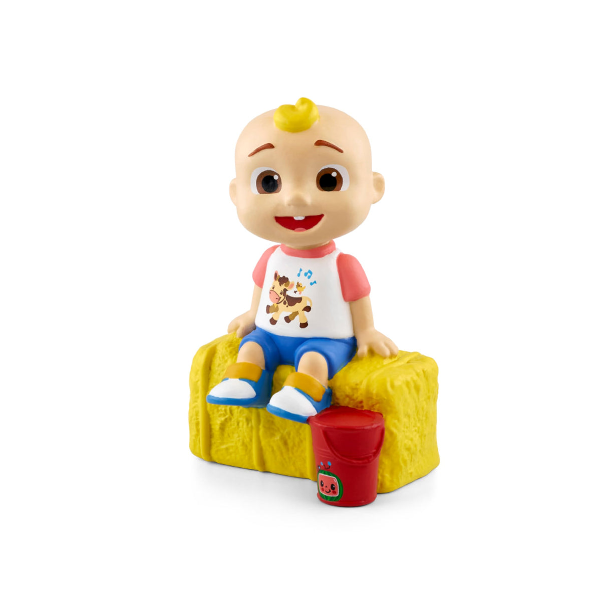 Tonies CoComelon Outdoor Adventures playroom setup for on-the-go listening with Toniebox