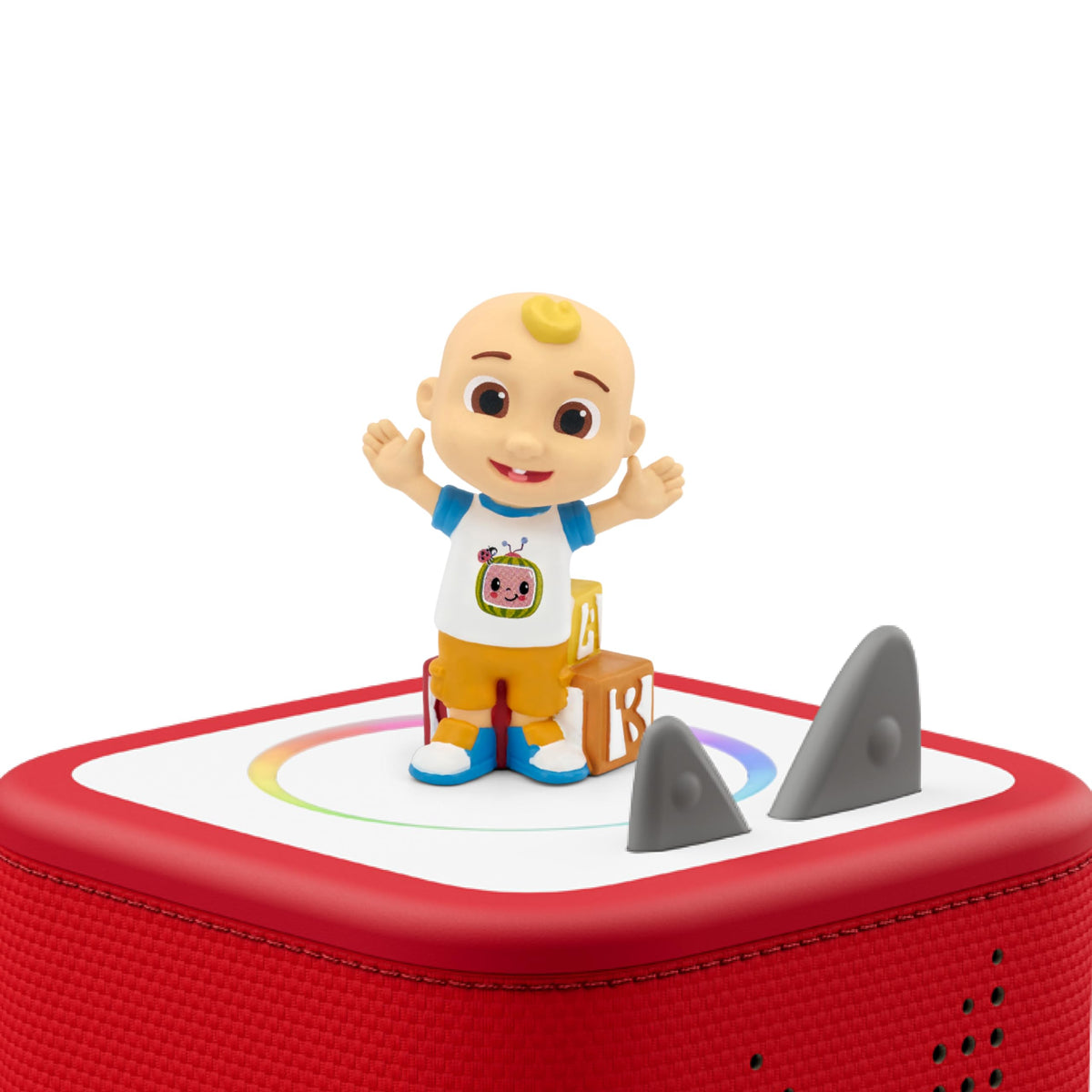 Tonies CoComelon JJ on Toniebox invites kids to sing along.