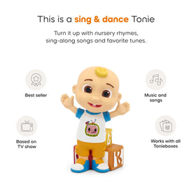 Tonies packaging shows JJ the collectible figure.