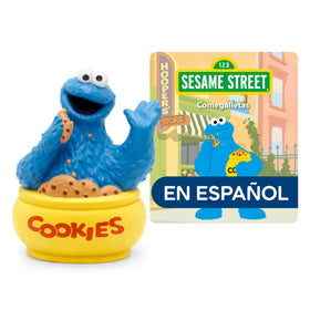 Tonies Cookie Monster audio figure ready for Sesame Street playtime.