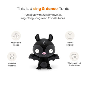 Tonies costume-party-song figurine pairs with Toniebox for party listening