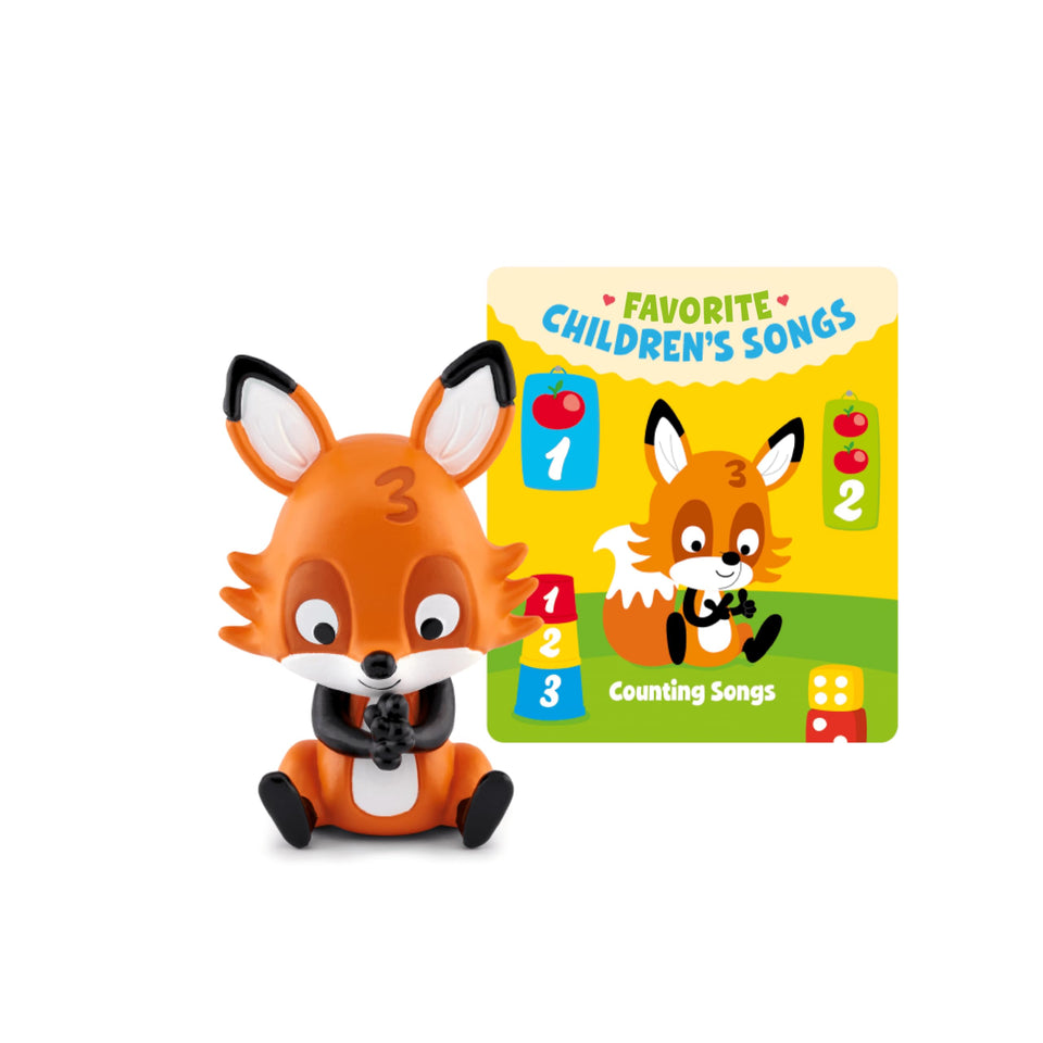 Tonies counting songs figurine front view for early number learning.