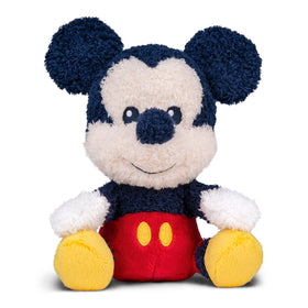 Mickey with Toniebox setup for interactive audio stories.