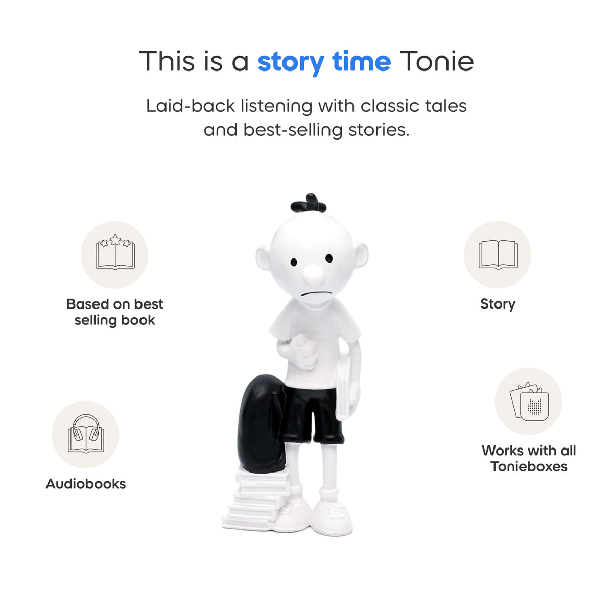 Tonies Diary of a Wimpy Kid playback demo showing audio playback on Toniebox.