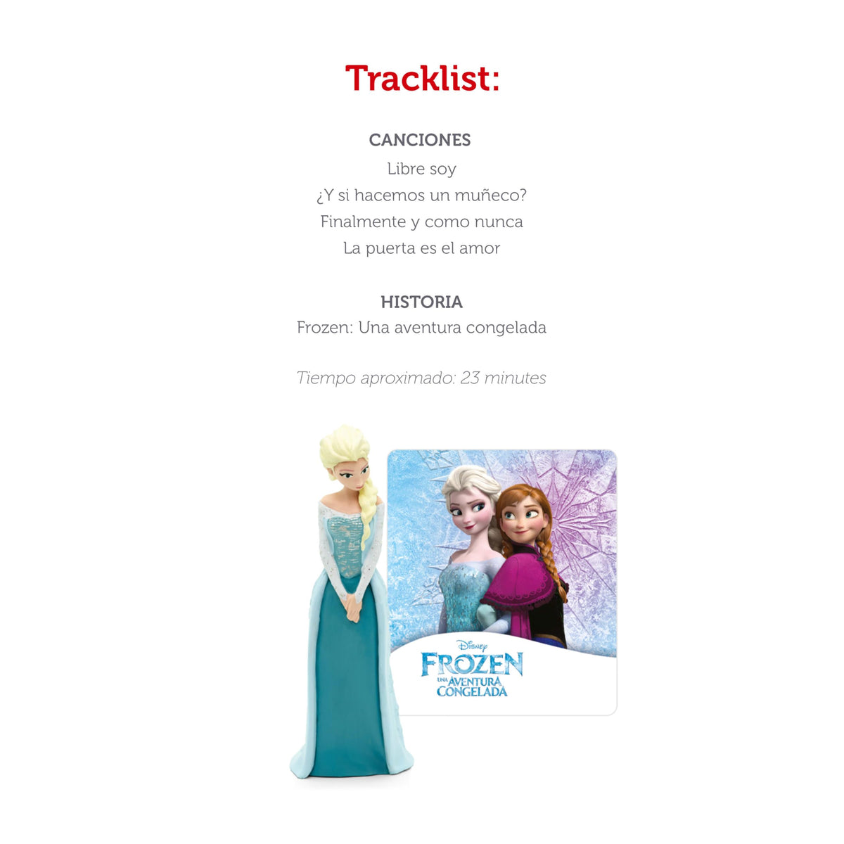 Tonies Disney Frozen Elsa toy pack included for imaginative play