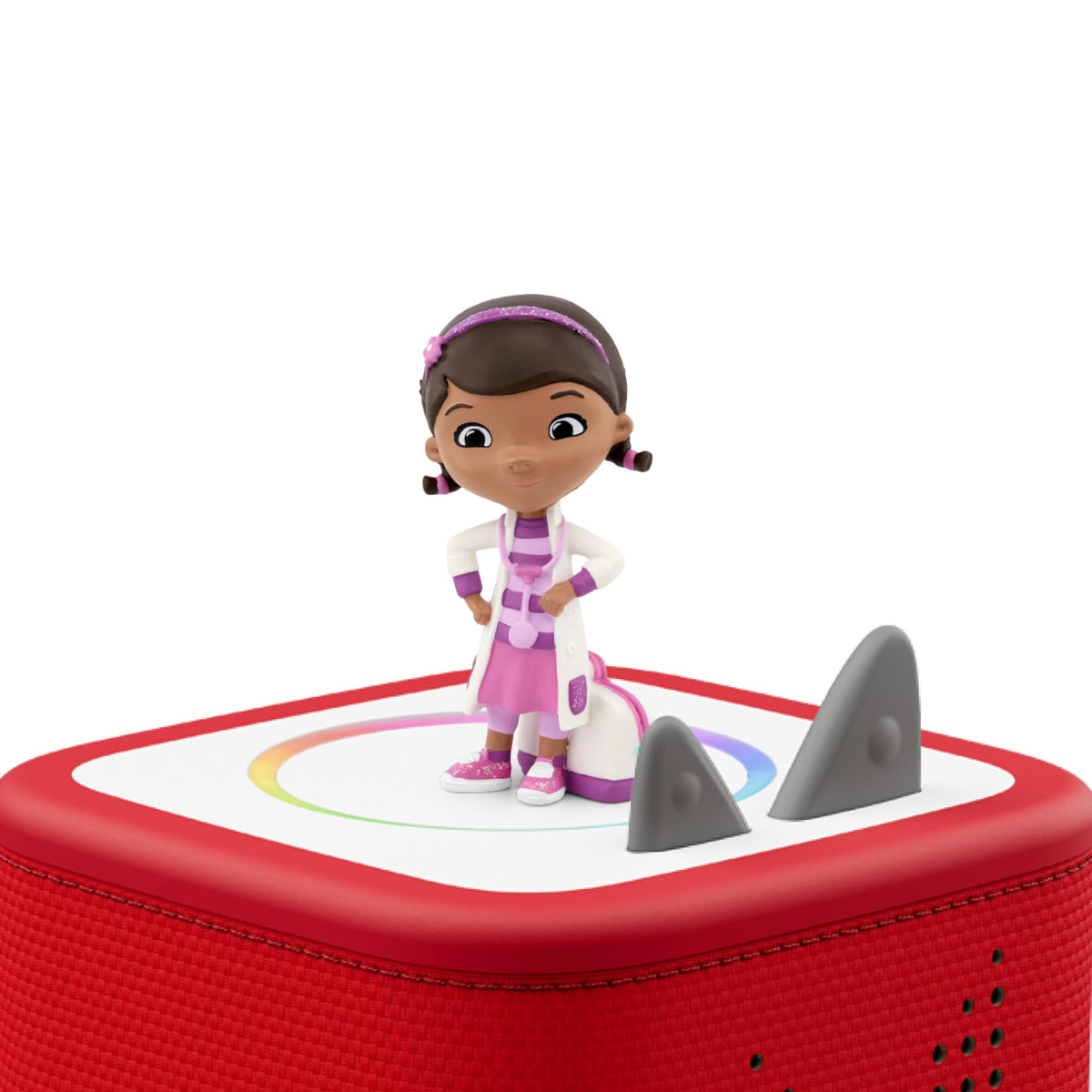 Tonies Doc McStuffins on Toniebox ready to start kid-friendly adventures.