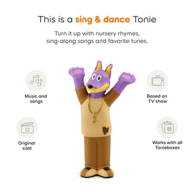 Doggyland cast artwork featuring Bow Wizzle with positive messages