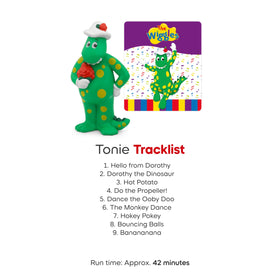 Tonies Dorothy Dinosaur packaging highlights age suitability.