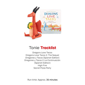 Tonies Dragons Love Tacos take-along image portable setup for travel and on-the-go stories
