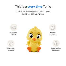 Tonies Easter packaging close-up image highlighting the spring theme and gift appeal.