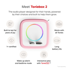Eeyore Tonie on Toniebox 2 offering calm, comforting bedtime stories.