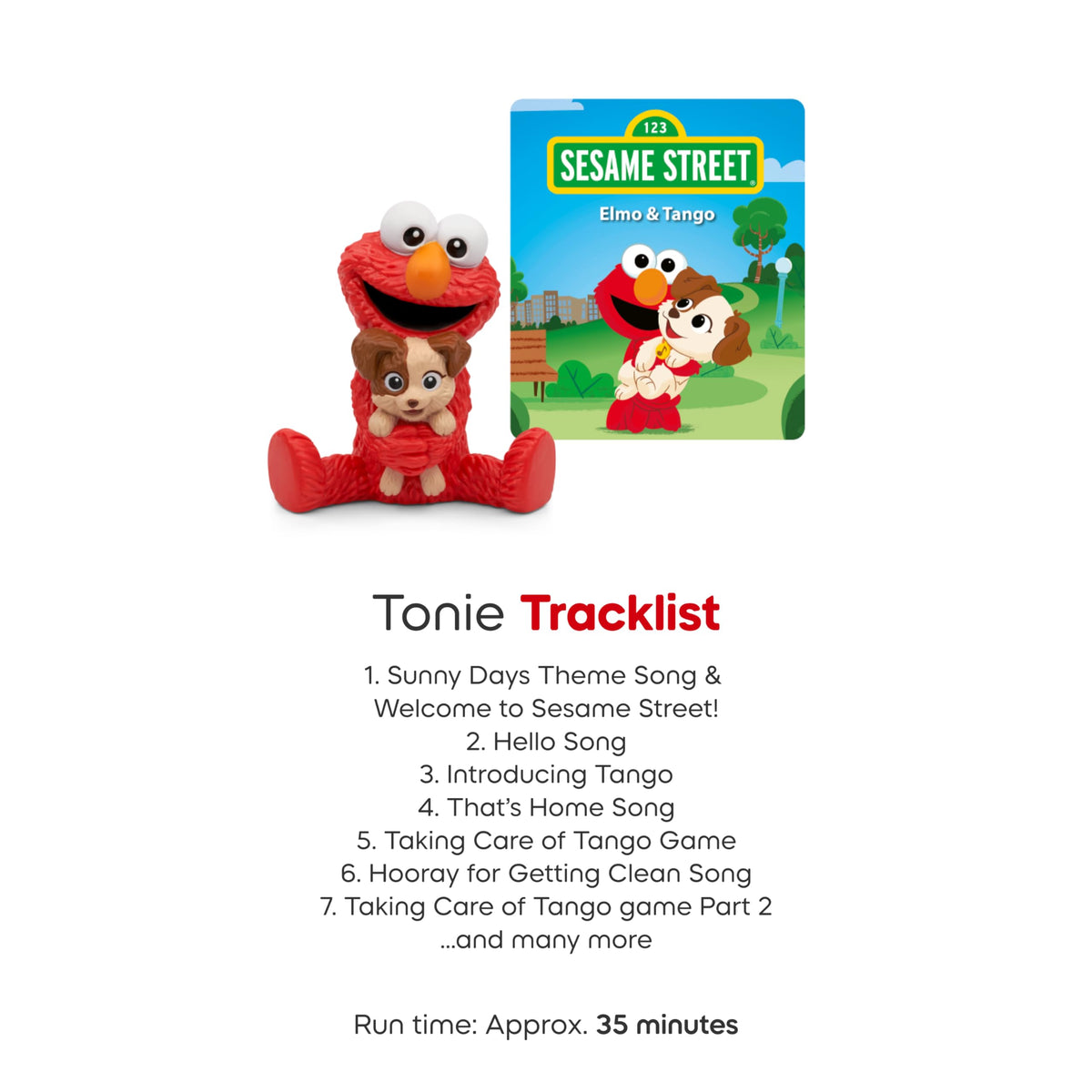 Tonies Elmo & Tango suitable for ages 3 and up for independent listening