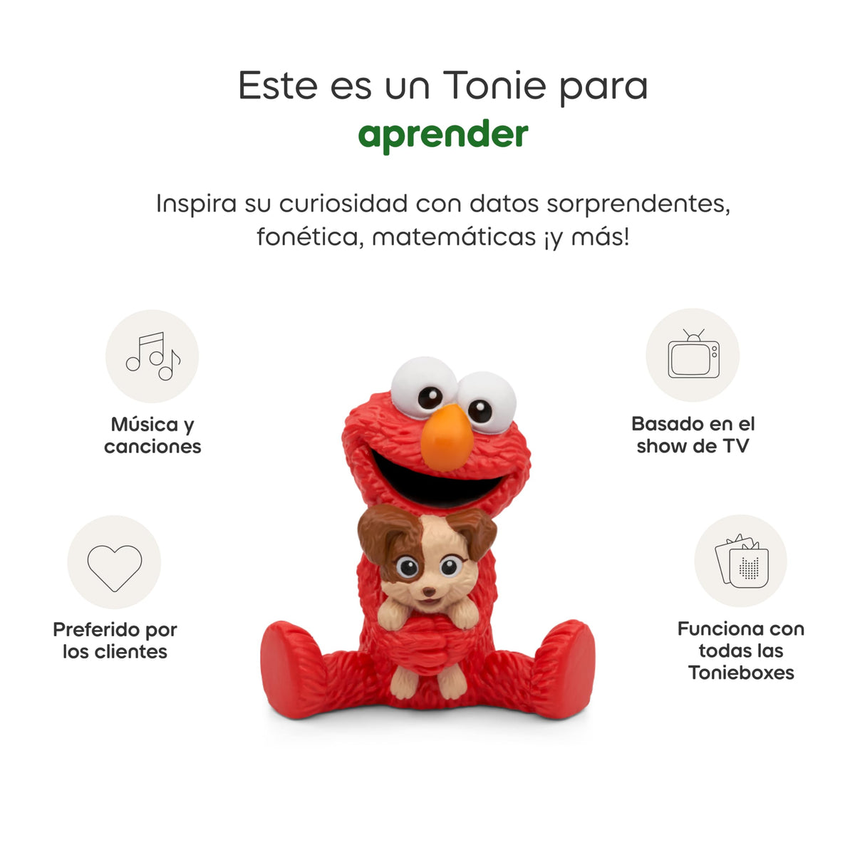 Incluye personaje Tonies y contenido variado para familia y rutina diaria