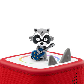 Tonies European Songs figurine front displays 19 songs across Europe for language exposure.