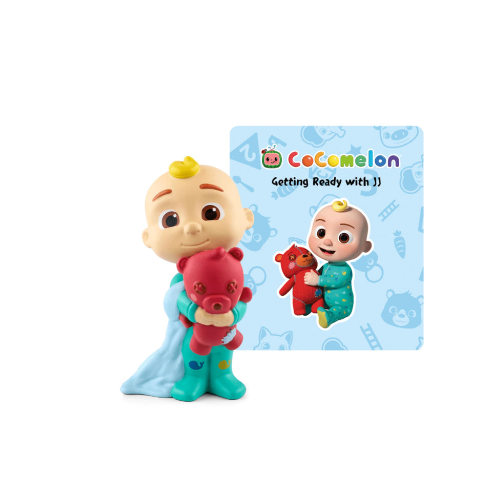 Tonies Getting Ready with JJ figurine plays 20 songs for daily routines.