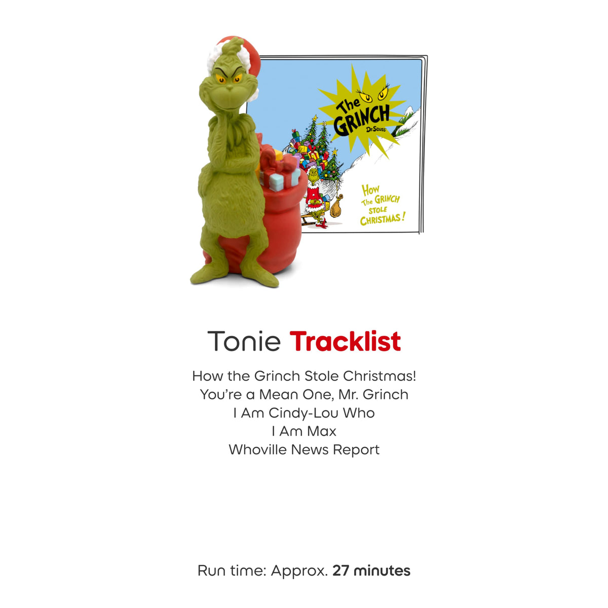 Tonies Grinch stories Max for kid-friendly listening