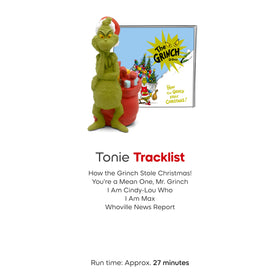 Tonies Grinch stories Max for kid-friendly listening