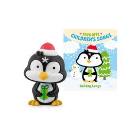Tonies Holiday Songs Volume 1 penguin figurine for festive listening with Toniebox.