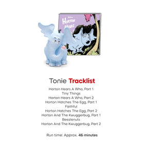 Kids enjoy English audio stories with simple setup on Toniebox.